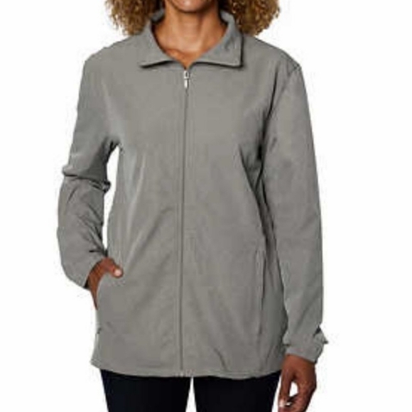 Hang Ten Hybrid Water Repellent Jacket Gray XL - Picture 1 of 9